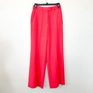 Topshop Straight Leg Trousers Dress Pants in Size 4 Color Pink